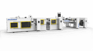 Downward Folder Gluer and Stitcher IG-D Series INDEED SMART LINE