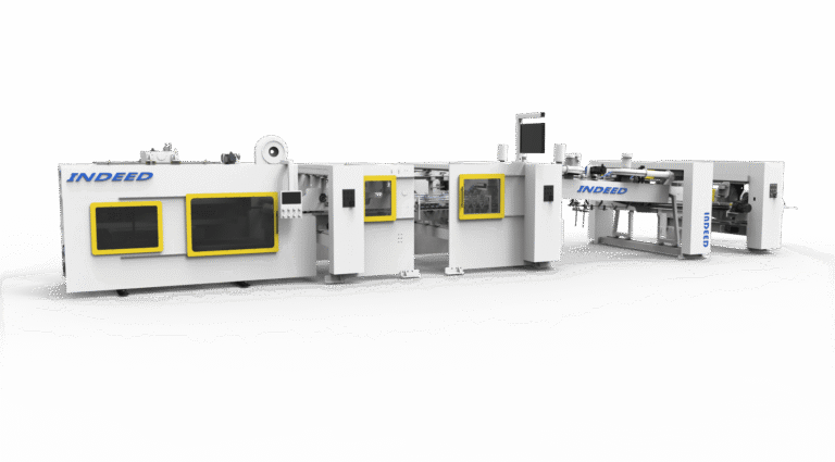 Downward Folder Gluer and Stitcher IG-D Series INDEED SMART LINE